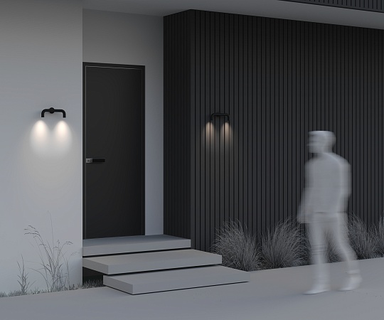 Настенный светильник (бра) Outdoor O477WL-L4GF3K - фото