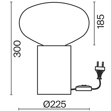 Настольный светильник Freya FR5550TL-01MR - фото