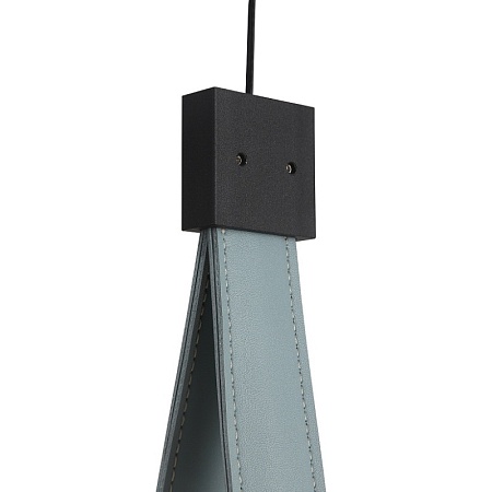 Светильник подвесной ST-Luce Черный, Голубой/Белый E27 1*60W SL2002.423.01 - фото