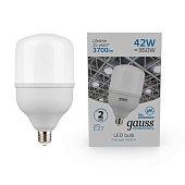 Светодиодная лампа Gauss T120 42W 3700Lm 6500K E27 63234