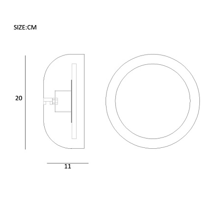 Бра Loke D20 Blue Imperiumloft 208718-26 - фото