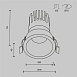 Встраиваемый светильник Technical DL118-15W-3K-B - фото
