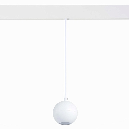 Магнитный трековый светильник подвесной Белый LED 1*12W 4000K 750Lm Ra>80 36° IP20 D100 ST354.543.12 - фото