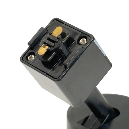 Светильник Feron AL155 трековый однофазный на шинопровод под лампу GU10, черный-золото - фото