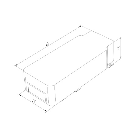 Ввод питания Flat Magnetic 85001/00 Elektrostandard - фото
