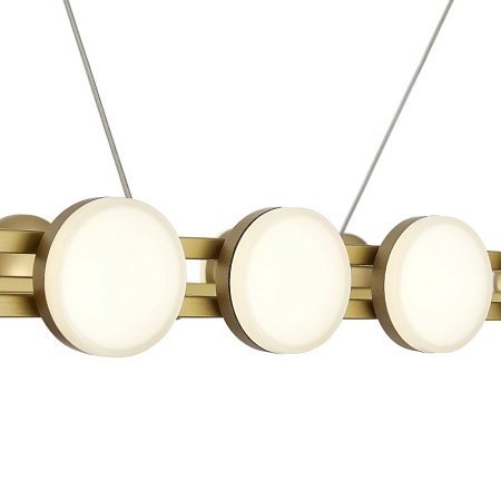 Светильник подвесной ST-Luce золотистый/белый LED 1*50W 4000K SL6610.203.26 - фото