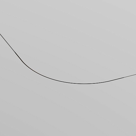 Коннектор радиусный R900 встраиваемый под ГКЛ 9,5мм Levity черный - фото