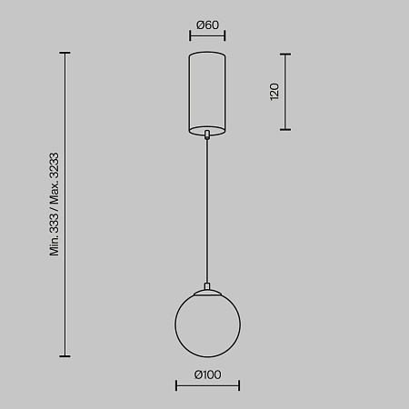Подвесной светильник Maytoni MOD464PL-L5BSK - фото