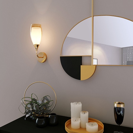 Настенный светильник Eurosvet 50285/1 золото - фото