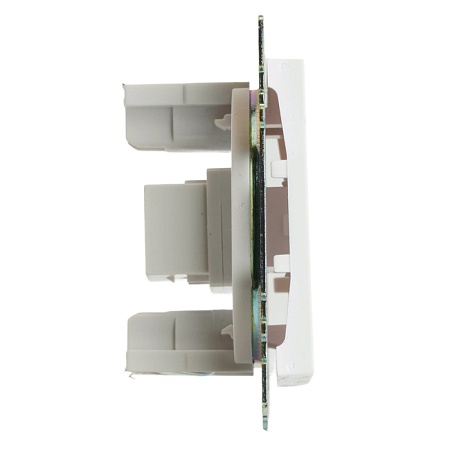 Розетка HDMI 2.1, Type A  (механизм), STEKKER GLS00-7118-01, серия Катрин, белый - фото