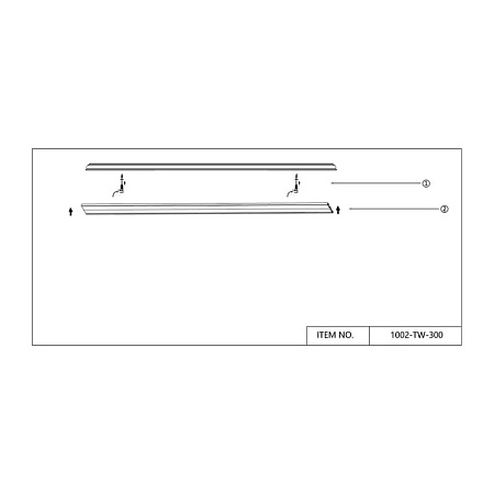 Накладной шинопровод Unica Favourite 1002-TW-300 - фото