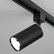 Трековый светильник для однофазного шинопровода Svit GU10 Черный/хром MRL 1013 Elektrostandard - фото