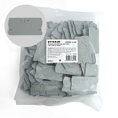 LD560-1-40 Торцевая заглушка для ЗНИ LD552 4 мм²  (JXB ST 4), серый STEKKER