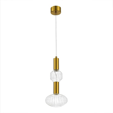 Светильник подвесной Черный LED 1*35W 3000K 698Lm Ra>80 120°IP20 L1120xW50xH60 180-220V ST612.433.32 - фото