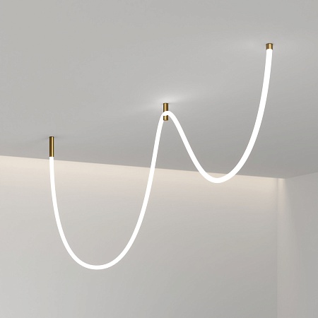 Потолочное крепление для круглого гибкого неона Full light латунь FL 28120 латунь Elektrostandard - фото