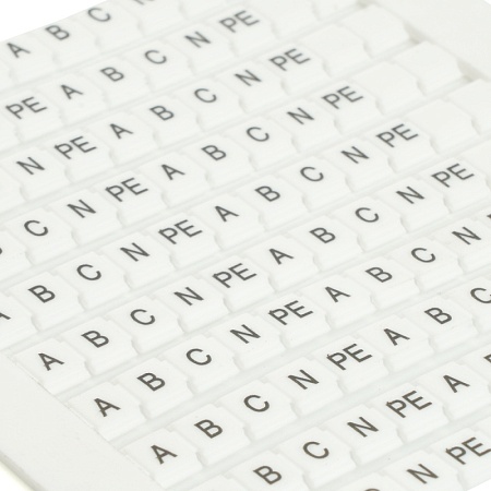 Маркеры для ЗНИ (JXB) буквы A,B,C,N,PE LD556-2 STEKKER - фото