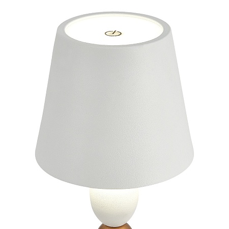 Прикроватная лампа ST-Luce Белый, Золотистый/Белый LED 1*3W 3000-6000K SL1011.514.01 - фото
