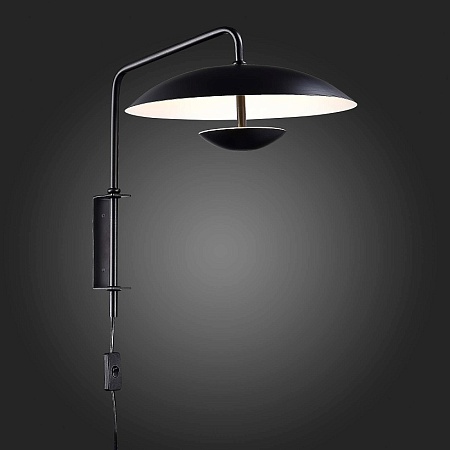 Бра ST-Luce Черный/Черный, Белый LED 1*8W 3000K SL6502.401.01 - фото