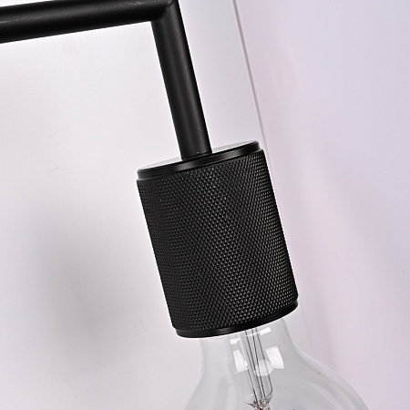 Бра Rh Utilitaire Double Sconce Black Imperiumloft 123263-22 - фото