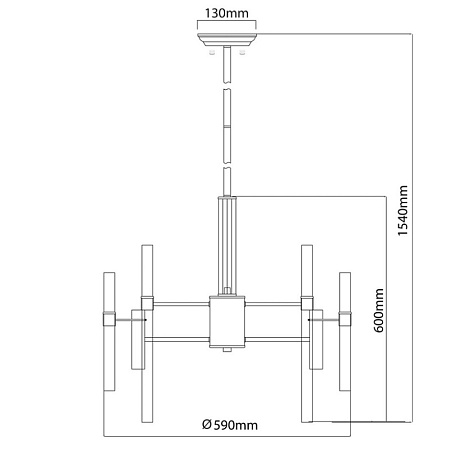 Люстра подвесная MW-Light Альгеро 285010806 - фото