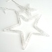 Светодиодная гирлянда Feron CL29 бахрома Звезды  3м  + 3м 230V 2700K, статичная, c питанием от сети, прозрачный шнур - фото