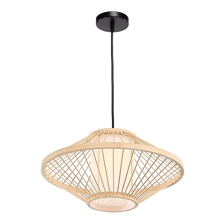 Светильник подвесной ST-Luce Древесный/Белый E27 1*40W SL6241.533.01 - фото