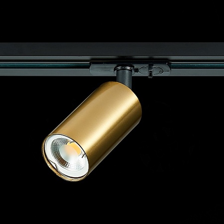 Св-к трек. Золотистый GU10 1*50W IP20 L100xW54xH142 220V Без ламп ST300.206.01 - фото