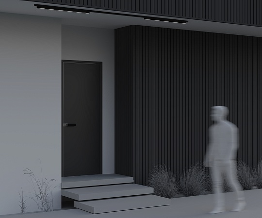 Уличный трековый светильник Outdoor O-TR02-1-S-24WB4K - фото