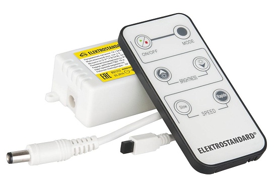 Контроллер для монохромных светодиодных лент С ПДУ 12V (ИК) IP20 LSC 003 12V Elektrostandard - фото
