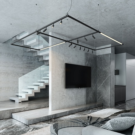 Module System Трековый светильник 24W 3000K (черный) 85174/01 Elektrostandard - фото