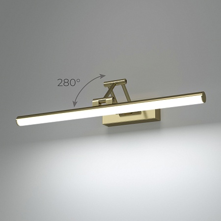 Светильник настенный светодиодный Monza бронза/латунь 40128/LED Elektrostandard - фото