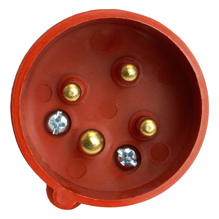 Вилка прямая ST-014 16А 380В 3P+PE IP44, PPG16-014-44, Stekker - фото