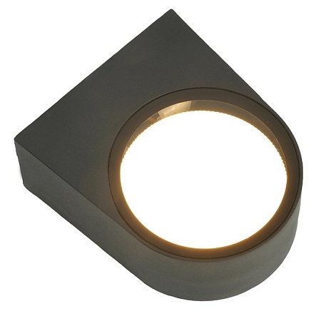 Светильник садово-парковый Feron DH1201,на стену, GX53 230V, черный - фото