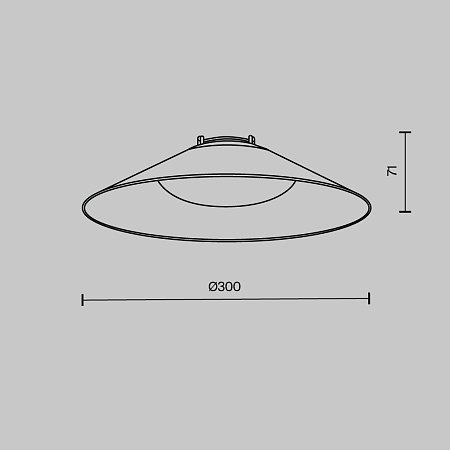 Подвесной светильник Technical Campana TR127B-12W4K-B - фото