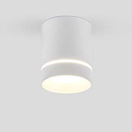 Накладной точечный светильник DLR021 9W 4200K белый матовый Elektrostandard - фото