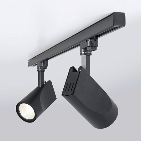 Трековый светодиодный светильник для трехфазного шинопровода Vista Черный 32W 4200K LTB16 - фото