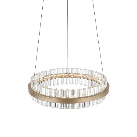 Светильник подвесной ST-Luce Золотистый/Золотистый, Прозрачный LED 1*34W 3000K SL383.203.01 - фото