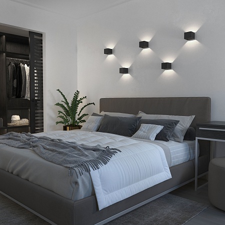 Настенный светодиодный светильник Corudo MRL LED 1060 черный Elektrostandard - фото