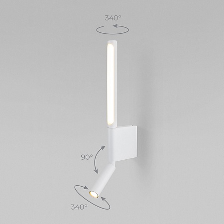 Настенный светодиодный светильник Sarca 40111/LED белый Elektrostandard - фото
