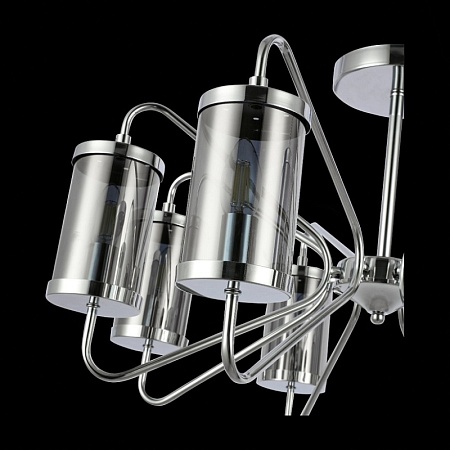 Светильник потолочный Хром/Дымчатый E14 8*40W SLE102302-08 - фото