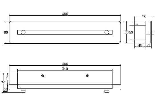 Настенный светильник (бра) Maytoni Maya P091WL-L7CH3K - фото