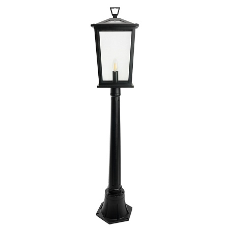 Светильник садово-парковый Feron PL756 столб 60W E14 230V, черный - фото