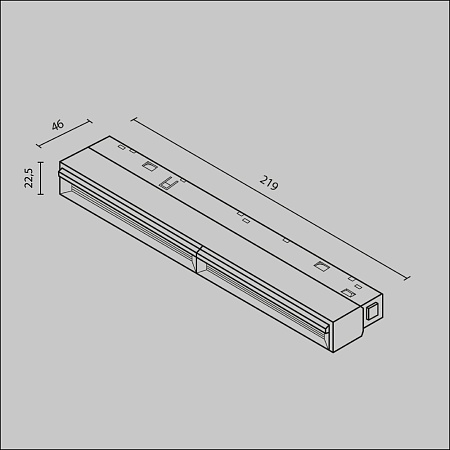 Трековый светильник Technical Parete TR106-2-12W3K-W - фото