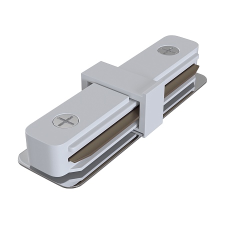 Коннектор прямой Unity белый - фото