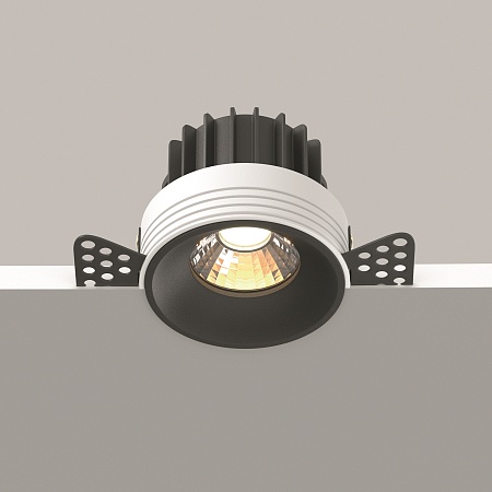 Встраиваемый светильник Technical Round DL058-12W3K-TRS-B - фото