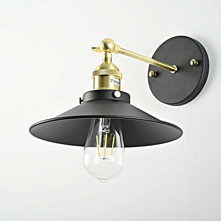 Бра Atlantis Chain Wall Lamp Black White Imperiumloft 84880-22 - фото