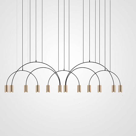 Подвесной Светильник Arc 3 Gold Imperiumloft 189567-26 - фото