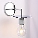 Бра Rh Utilitaire Knurled Disk Shade Sconce Silver Imperiumloft 123283-22 - фото