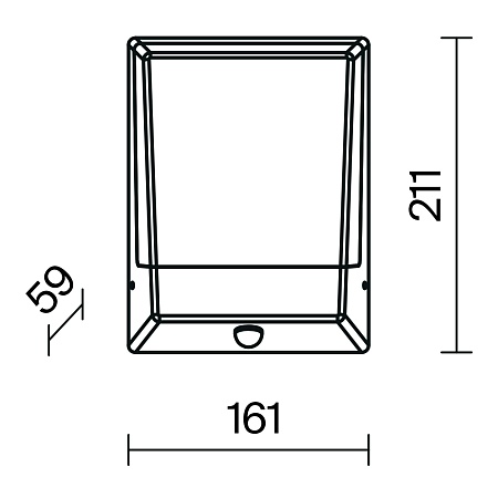 Настенный светильник (бра) Outdoor Row O448WL-L9GF3KSR - фото