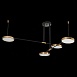 Светильник подвесной ST-Luce Черный/Латунь, Белый LED 4*8,5W 3000K SL1605.403.04 - фото